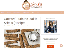 Tablet Screenshot of lilmisscakes.com